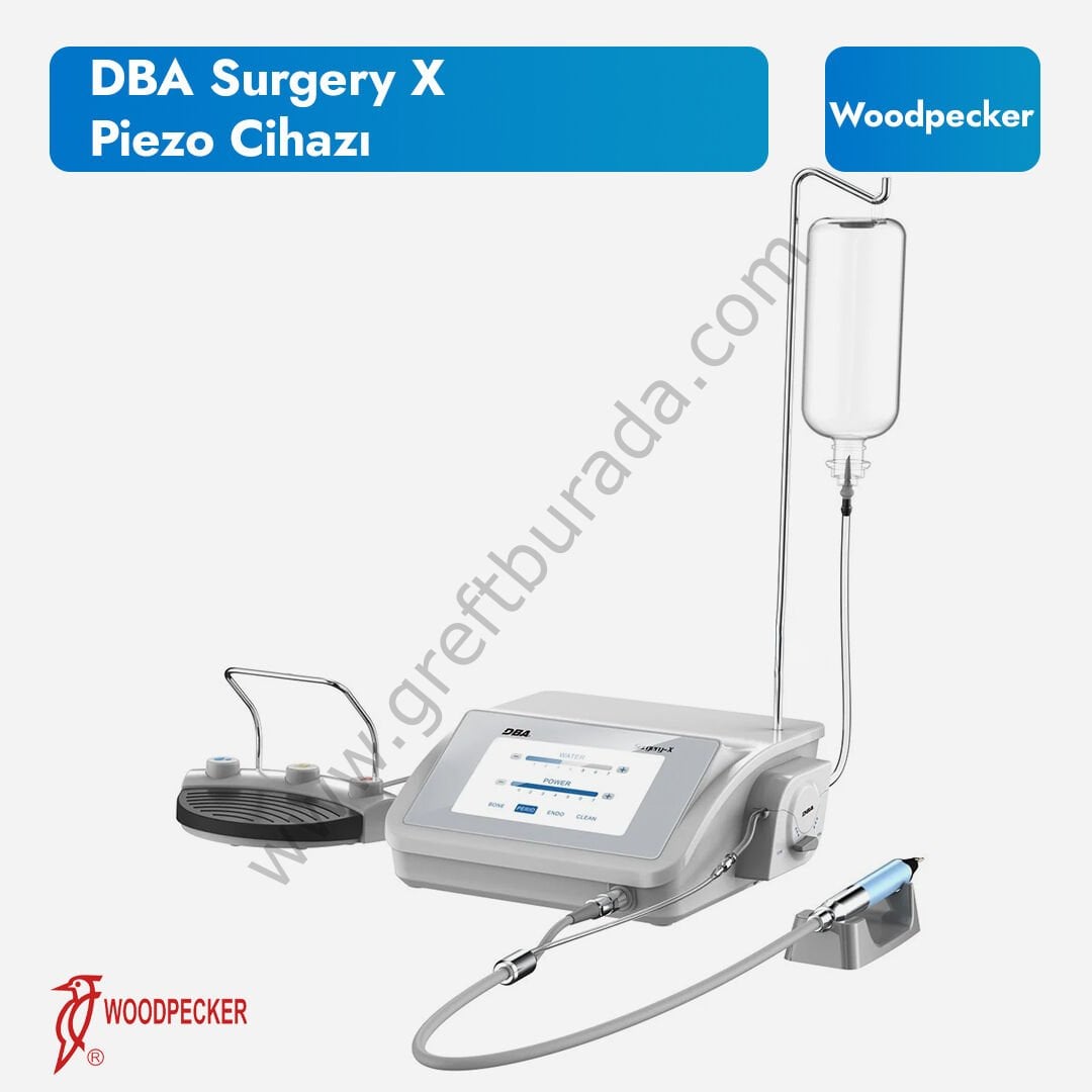 Woodpecker DBA Surgery X Piezo Cerrahi Cihazı (14 Piezo Uç Dahil)