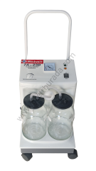 Çift Hazneli Mobil Cerrahi Aspiratör