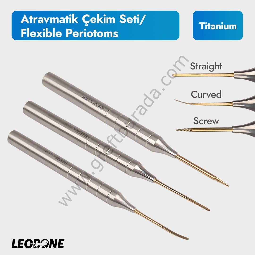 Leobone Atravmatik Çekim Seti (Flexible Periotoms)