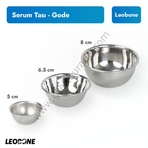 Leobone Gode / Serum Tası (Paslanmaz Çelik)