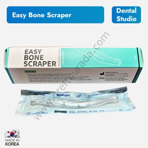 Dental Studio Easy Bone Scraper | 4 Kez Otoklavlanabilir Kemik Kazıyıcı