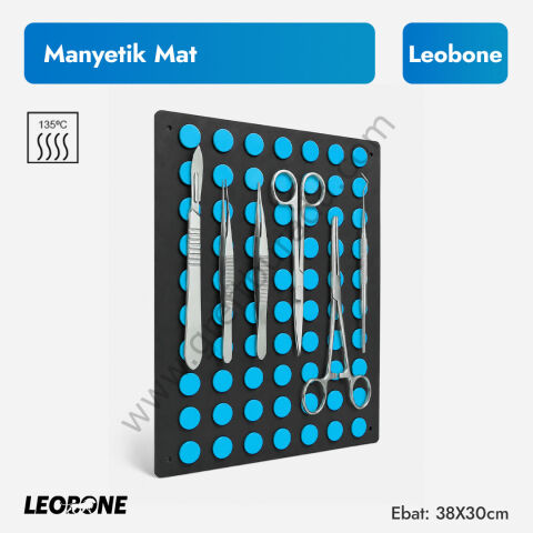 Manyetik Mat | Cerrahi Aletler İçin Yeşil