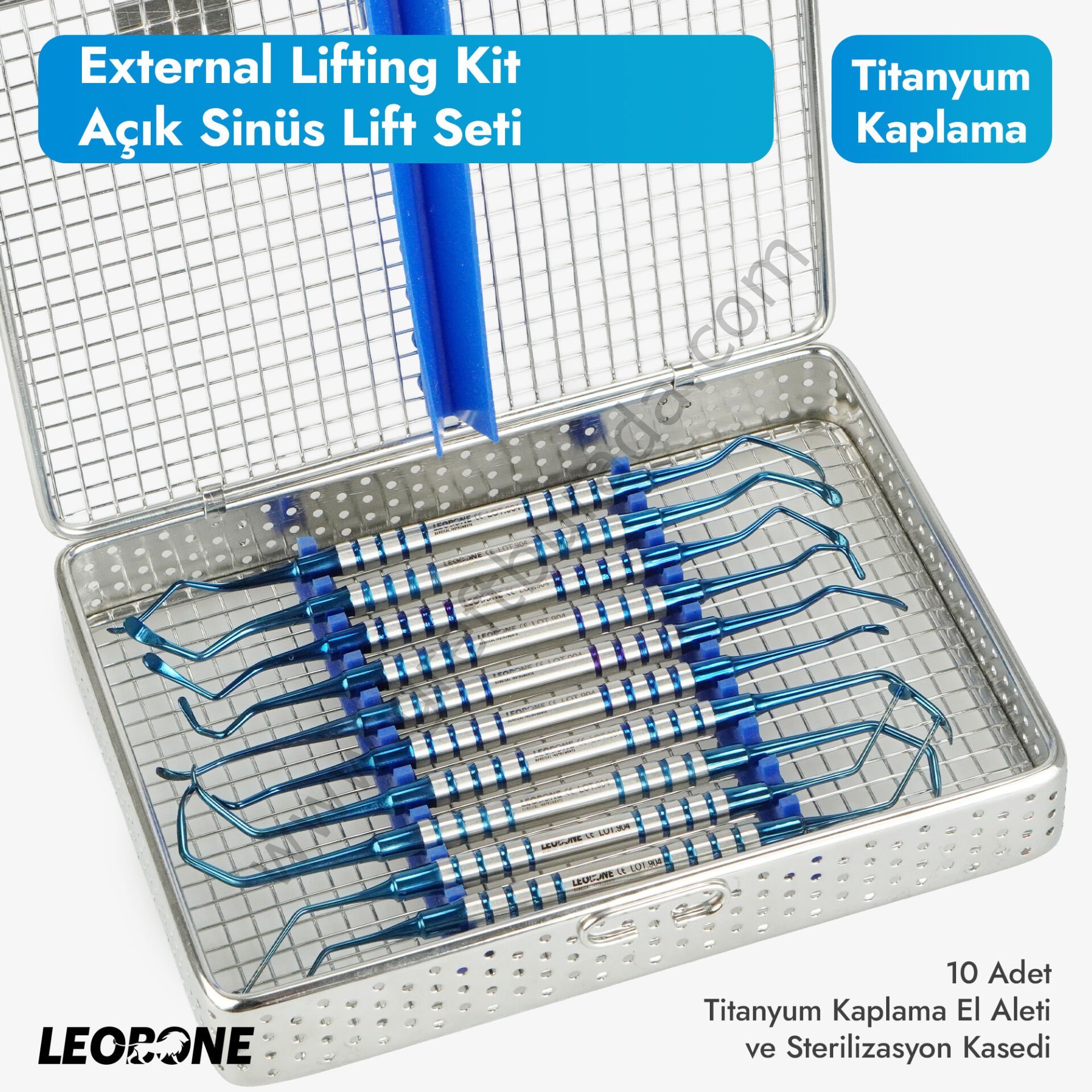 External Lifting Kit (Açık Sinüs Lift Seti)-Titanyum Kaplama