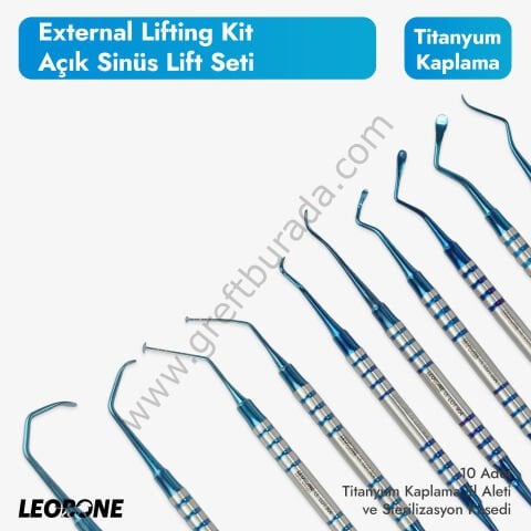External Lifting Kit (Açık Sinüs Lift Seti)-Titanyum Kaplama