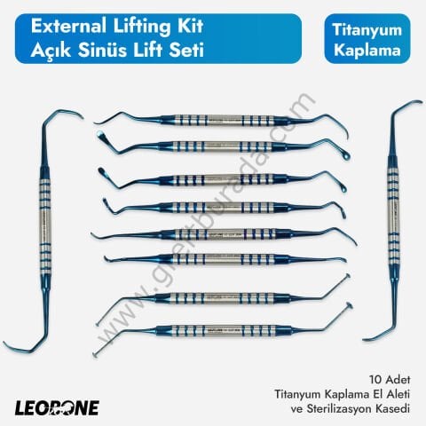External Lifting Kit (Açık Sinüs Lift Seti)-Titanyum Kaplama