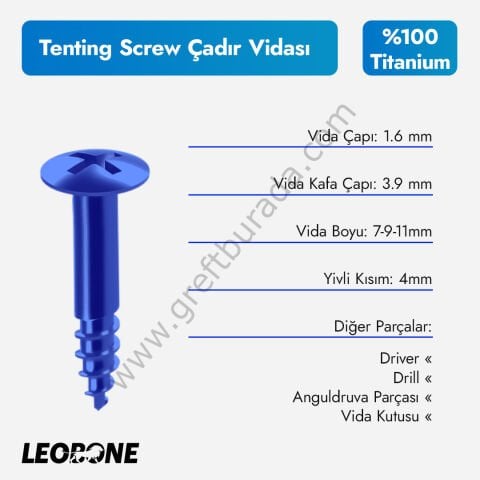 Çadır Vidası Seti / Tenting Screw Kit
