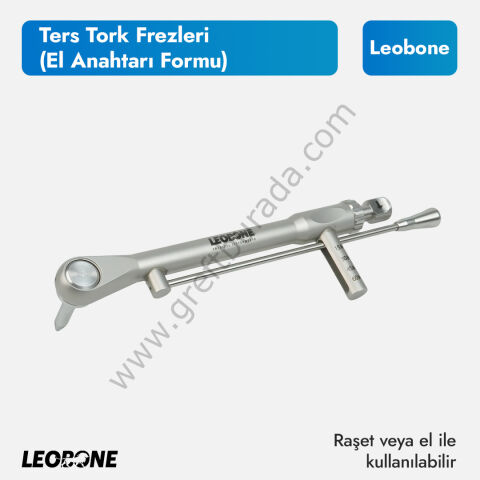 Ters Tork İmplant Çıkarma Frezi | El Adaptörü Form