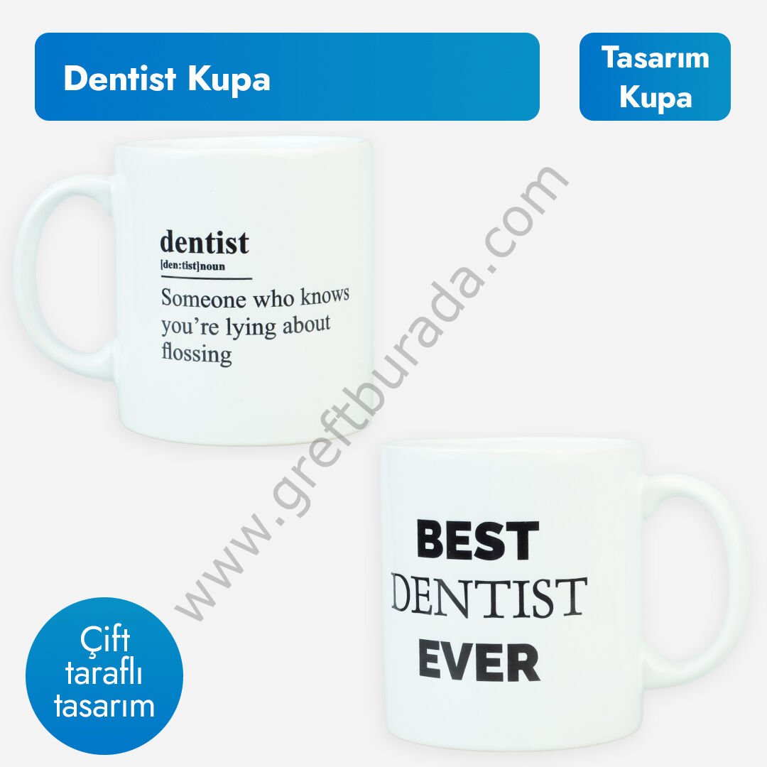 Dentist Kupa Bardak | Özel Tasarım