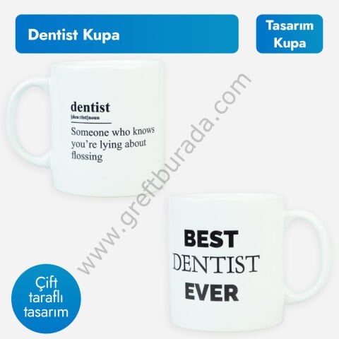 Dentist Kupa Bardak | Özel Tasarım