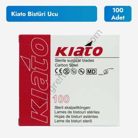 Kiato Bistüri Ucu | Steril Cerrahi Bıçak 100lü Kutu
