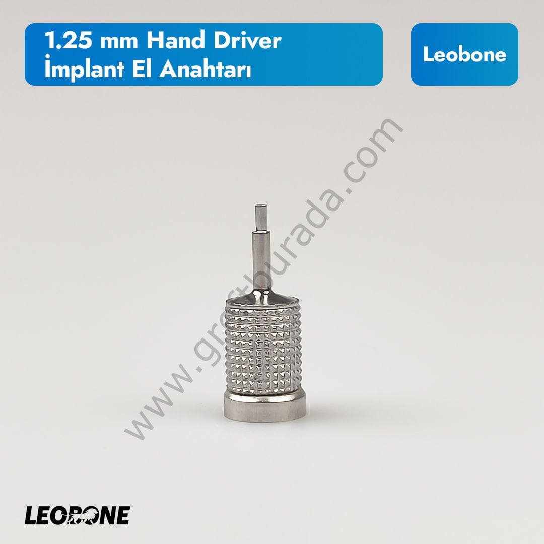 1.25 mm Hand Driver/İmplant El Anahtarı
