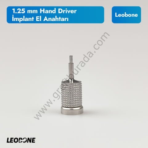 1.25 mm Hand Driver/İmplant El Anahtarı