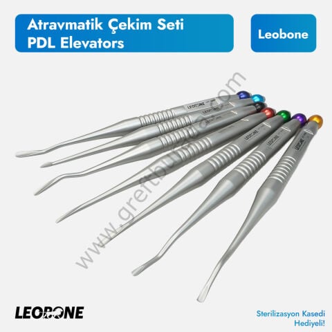 Leobone PDL Elevatör Seti | 7'li Atravmatik Çekim Seti