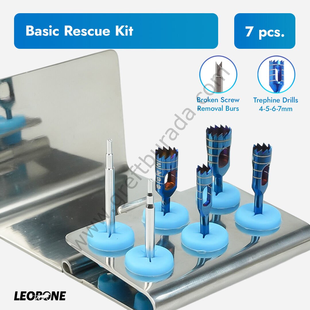 Basic Rescue Kit / İmplant ve Vida Kırığı Çıkarma Seti