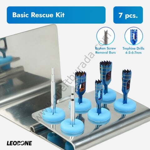Basic Rescue Kit / İmplant ve Vida Kırığı Çıkarma Seti