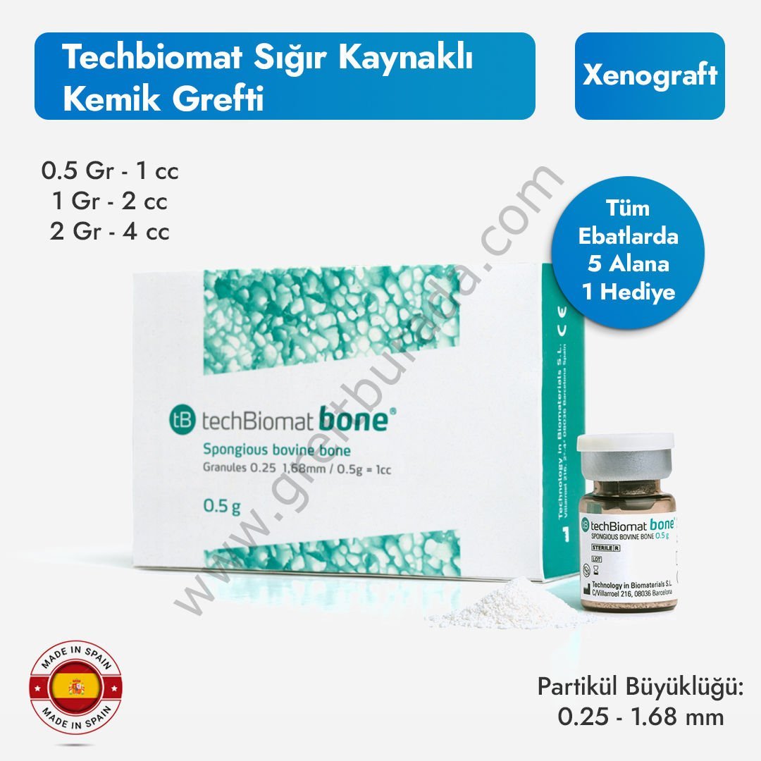 Techbiomat Sığır Kaynaklı Kemik Grefti