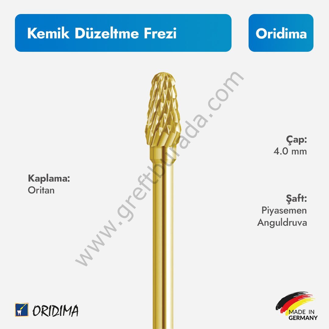 Oridima Kemik Düzeltme Frezi (Bone Shaper) (Anguldruva/Piyasemen)