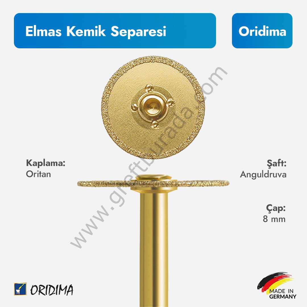 Oridima Kemik Separe Frezi (Oritan Kaplı)