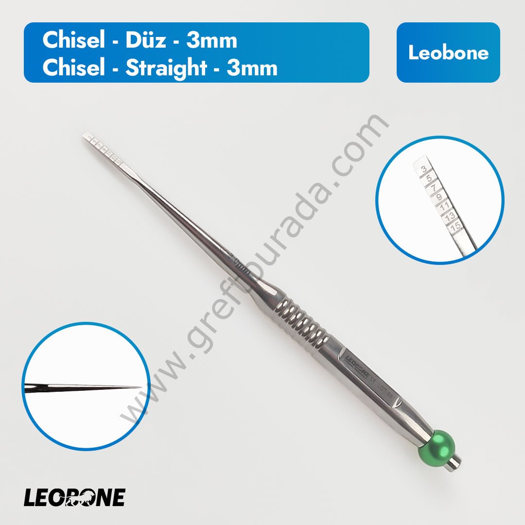 Chisel Düz 3mm