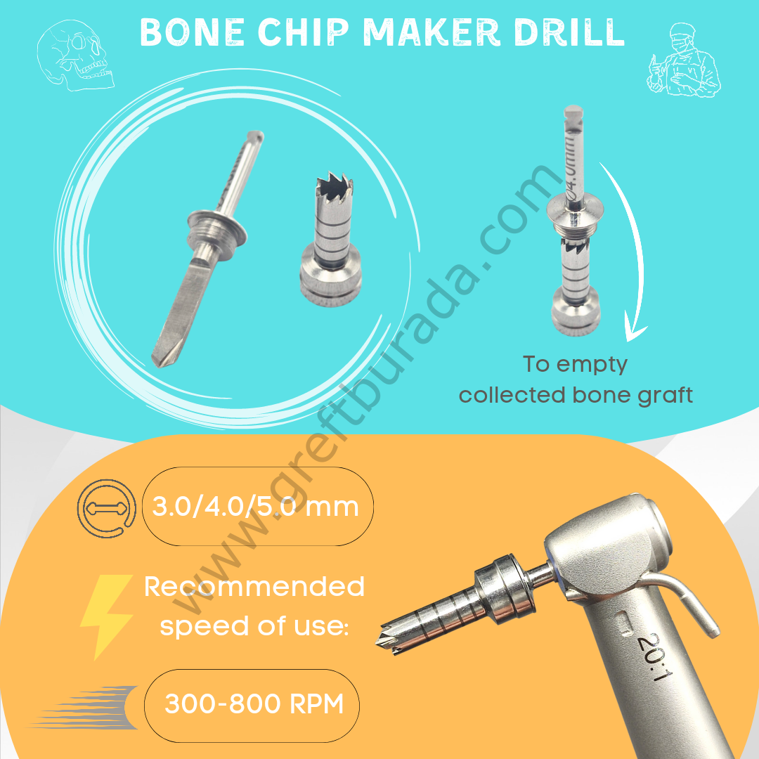 Greft Toplama Frezi (Bone Collector Drill)