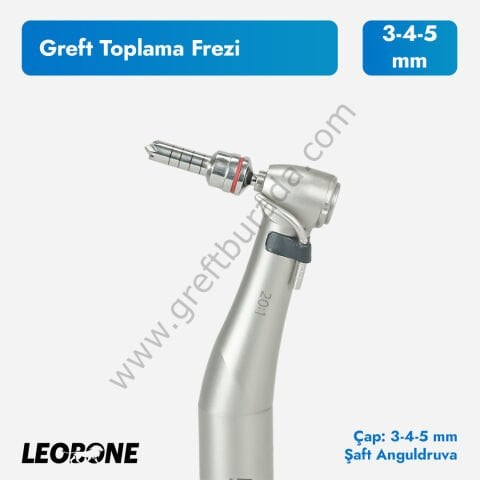 Leobone Greft Toplama Frezi (Bone Collector Drill) 3-4-5 mm