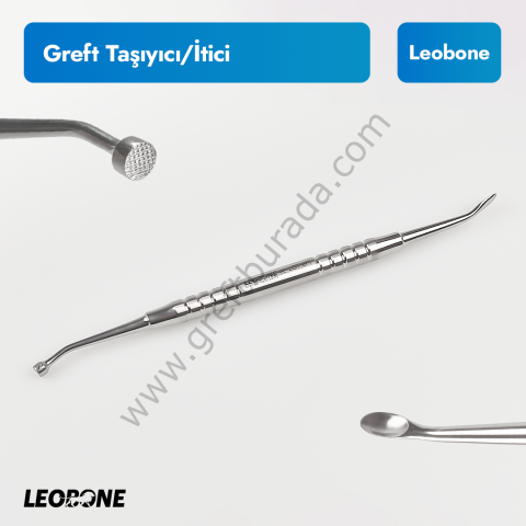 Leobone Greft Taşıyıcı ve İtici (Bone Graft Carrier & Plugger)