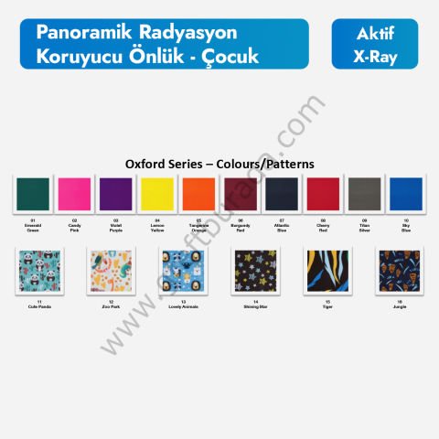 Panoramik Radyasyon Koruyucu Kurşun Önlük - ÇOCUK