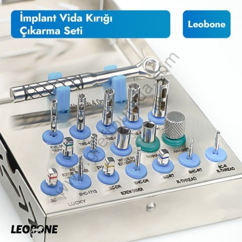 Leobone İmplant Vida Kırığı Çıkarma Seti