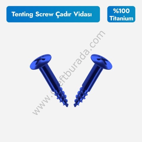 Leobone Tenting Screw / Çadır Vidası (Titanyum)
