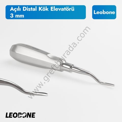 Açılı Distal Kök Elevatörü 3 mm