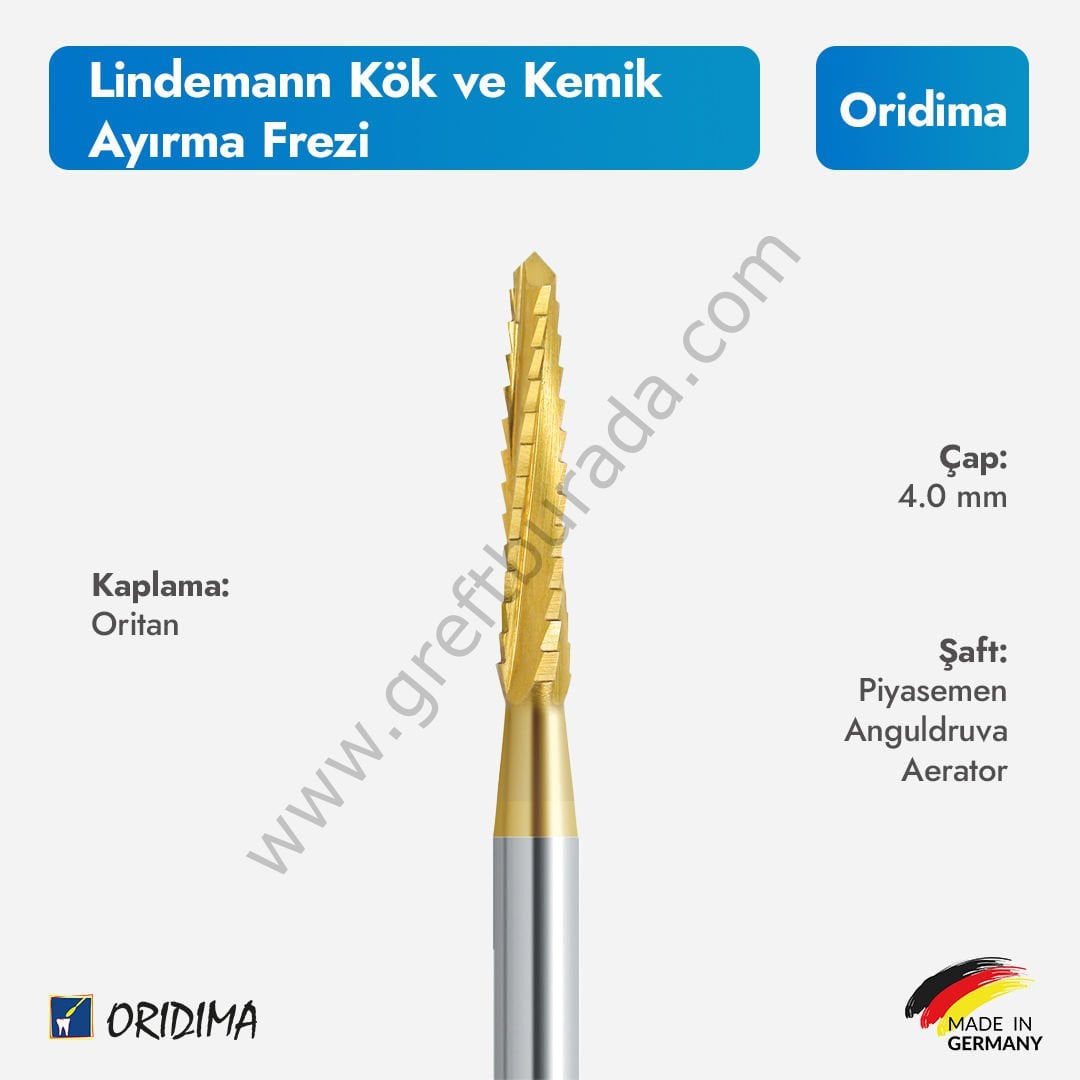 Lindemann Frez (Oritan Kaplı) (Aerator/Anguldruva/Piyasemen)