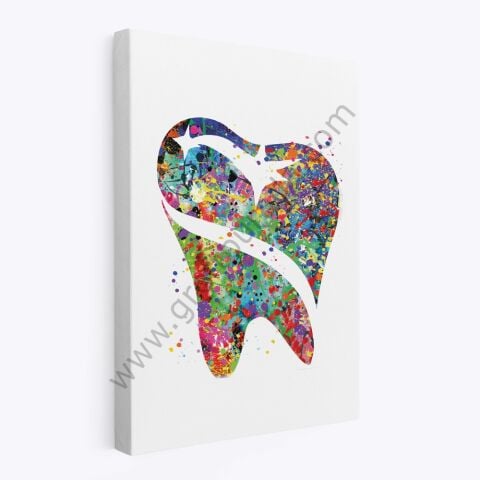 Dental Tablo - Tooth Kanvas Tablo
