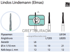 Lindos Elmas Lindemann Kök Ayırma Frez (Aerator/Anguldruva/Piyasemen)