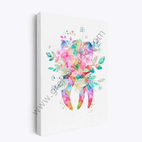 Dental -Tablo DENTAL FLOWERS 3'LÜ SET