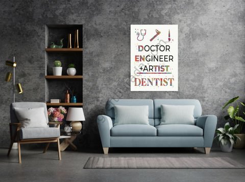 Dental -Tablo Dentist Kanvas Tablo