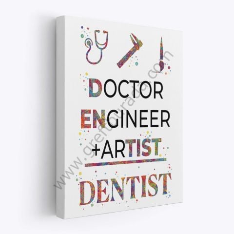 Dental -Tablo Dentist Kanvas Tablo