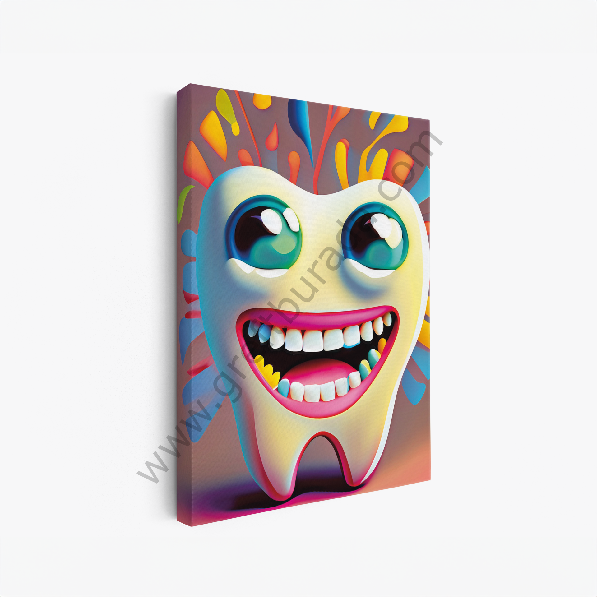Dental -Tablo Happy Tooth Smiling