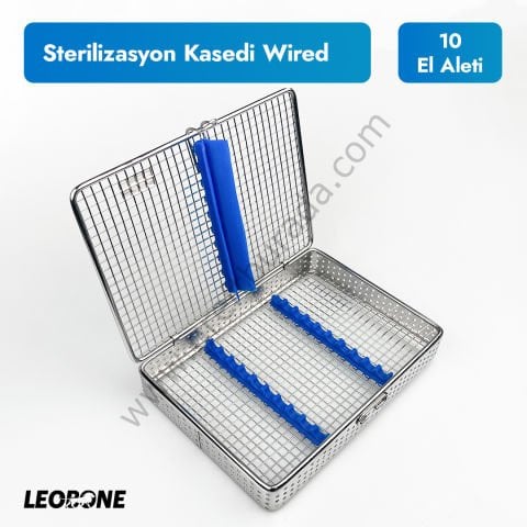 Leobone Sterilizasyon Kaseti No:10 (Wire)