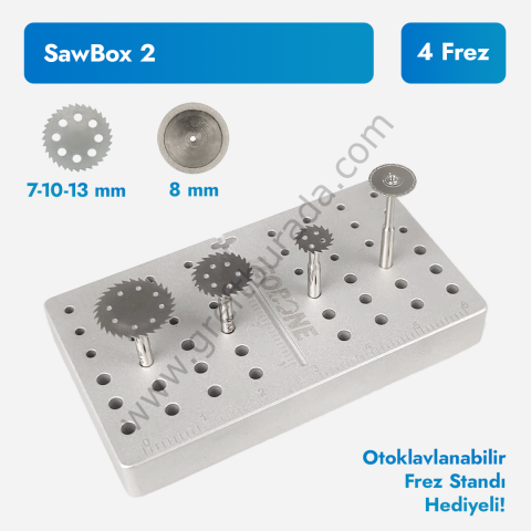 SawBox 2 Kesim ve Separe Frez Seti