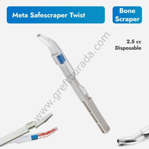 Meta Safescraper Twist Kemik Kazıyıcı | Adet