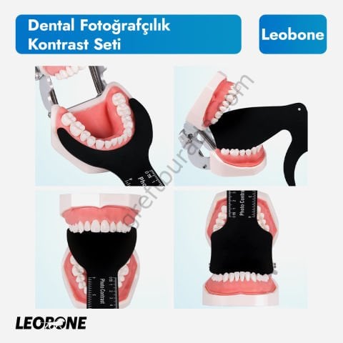 Otoklavlanabilir Dental Fotoğrafçılık Kontrast Plaka Seti
