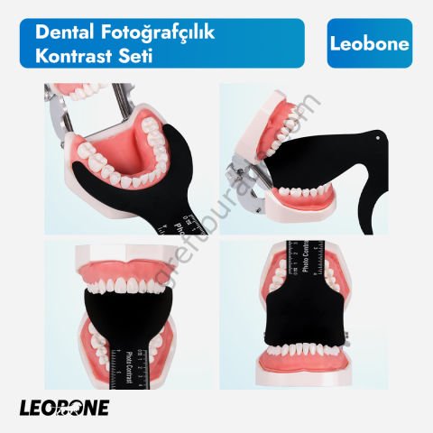 Otoklavlanabilir Dental Fotoğrafçılık Kontrast Plaka Seti