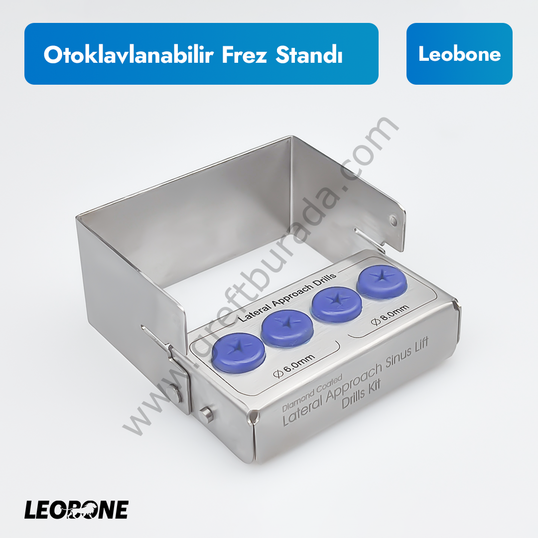 Otoklavlanabilir Frez Standı - 4 Frez Kapasiteli