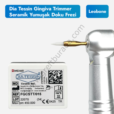 Dia Tessin Gingiva Trimmer Seramik Yumuşak Doku Frezi