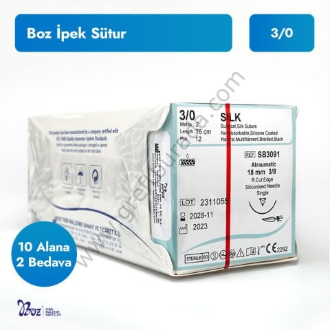 Boz İpek 3.0 Sütur