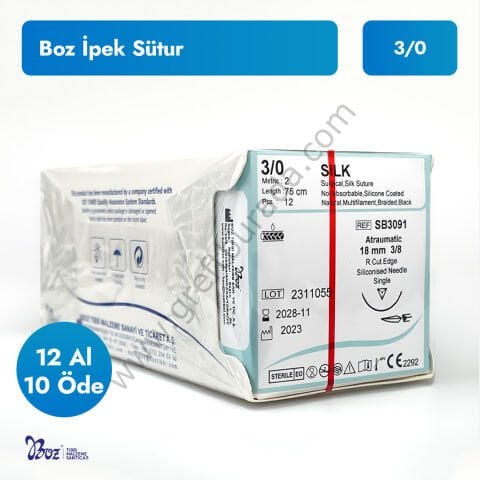 Boz İpek 3.0 Sütur