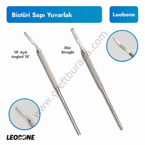 Leobone Yuvarlak Bistüri Sapı