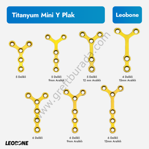Titanyum Mini Y Plak