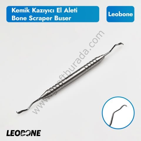 Leobone Kemik Kazıyıcı El Aleti (Bone Scraper Buser)