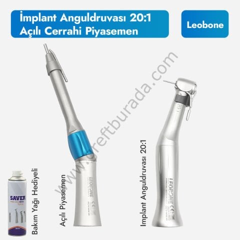 İmplant Anguldurvası+Cerrahi Piyasemen